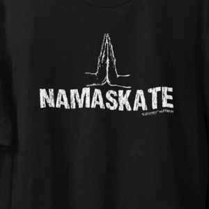 Namaskate, roller skating, skateboarding skate